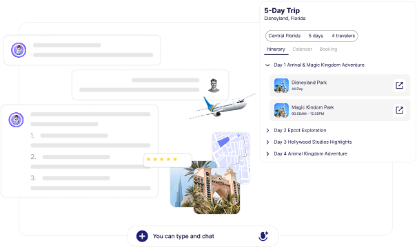 Personalized travel plans