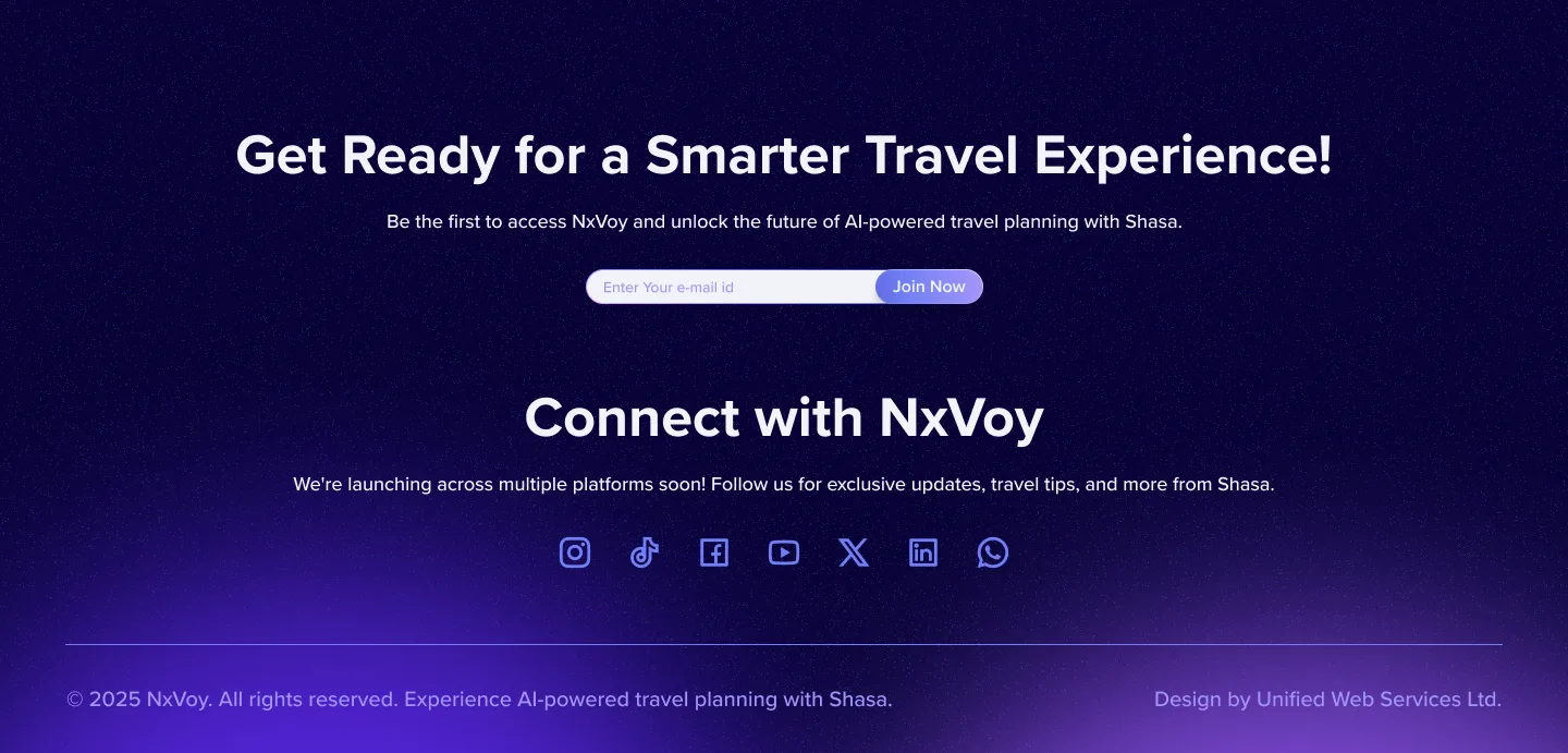 NxVoy Trips Planning Dashboard