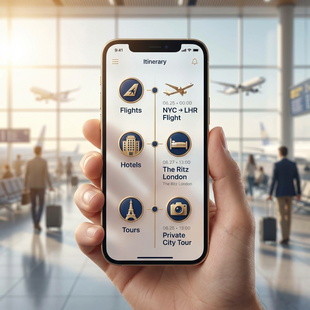 Travel Itinerary Tracker Interface